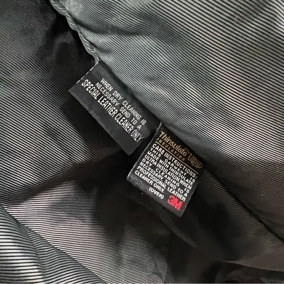 Wilson’s Leather Pelle Studio Insulated Leather Jacket Coat - Picture 14 of 15